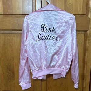 Grease Pink Satin Bomber Jacket size adult XS